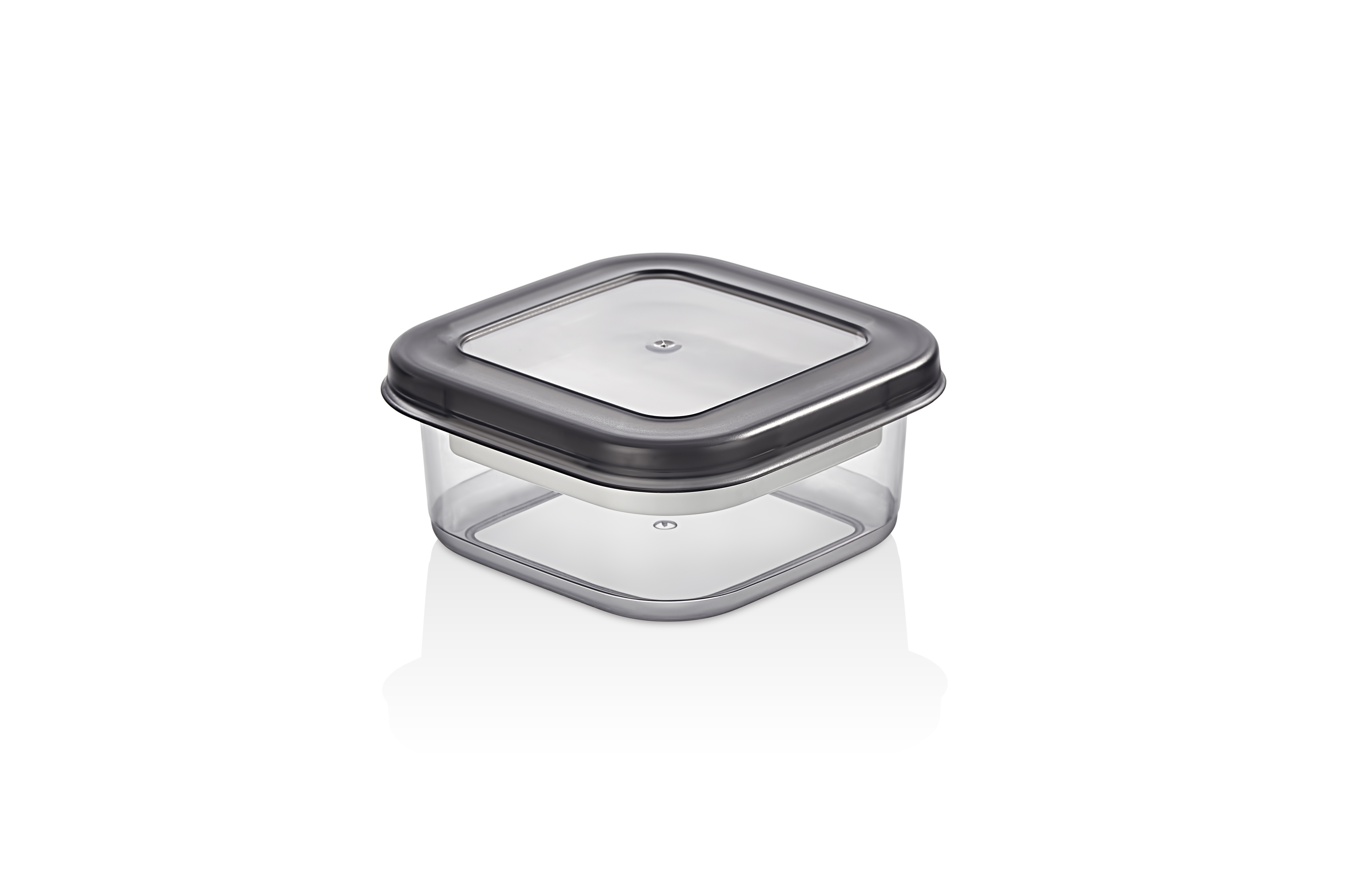 SIMPLE COMPARTMENT FOOD STORAGE CONTAINER  (0,30 Lt.)(GREY)