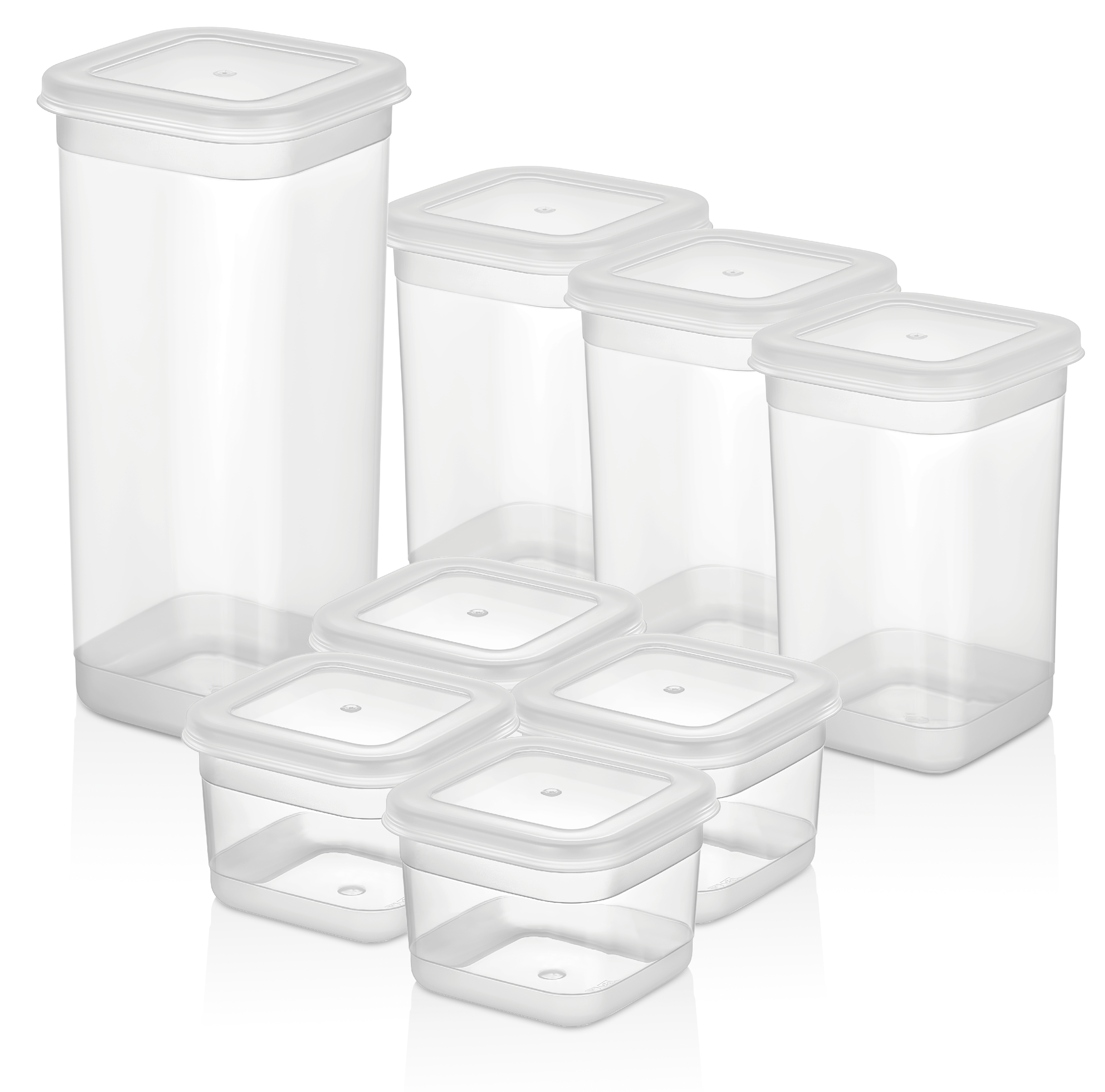 SIMPLE FOOD STORAGE CONTAINER (8 Pcs)