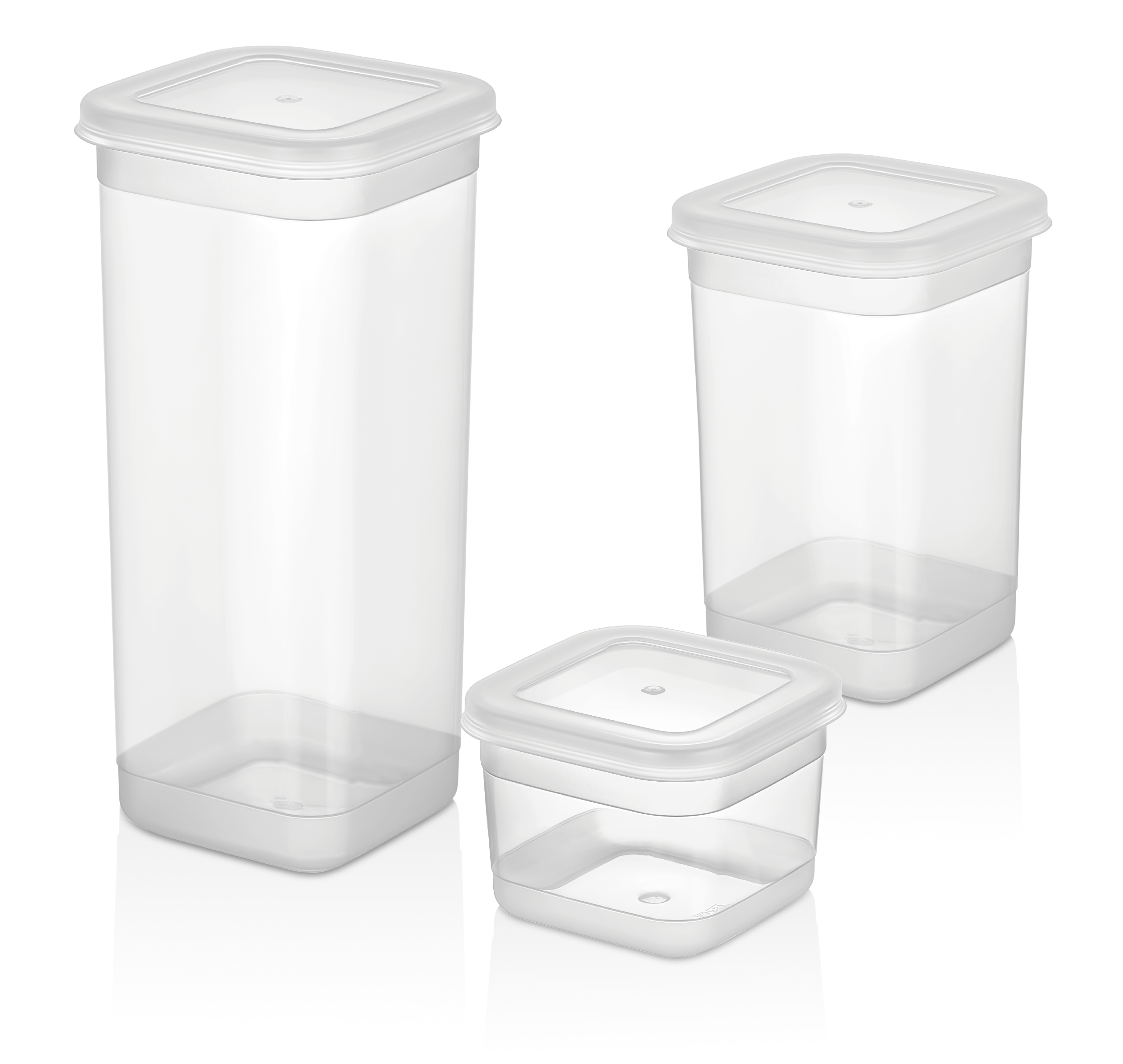 SIMPLE FOOD STORAGE CONTAINER (3 Pcs)