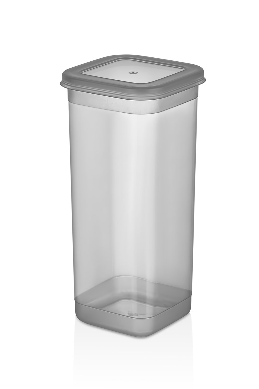 SIMPLE FOOD STORAGE CONTAINER (1,90 Lt.) (GREY)
