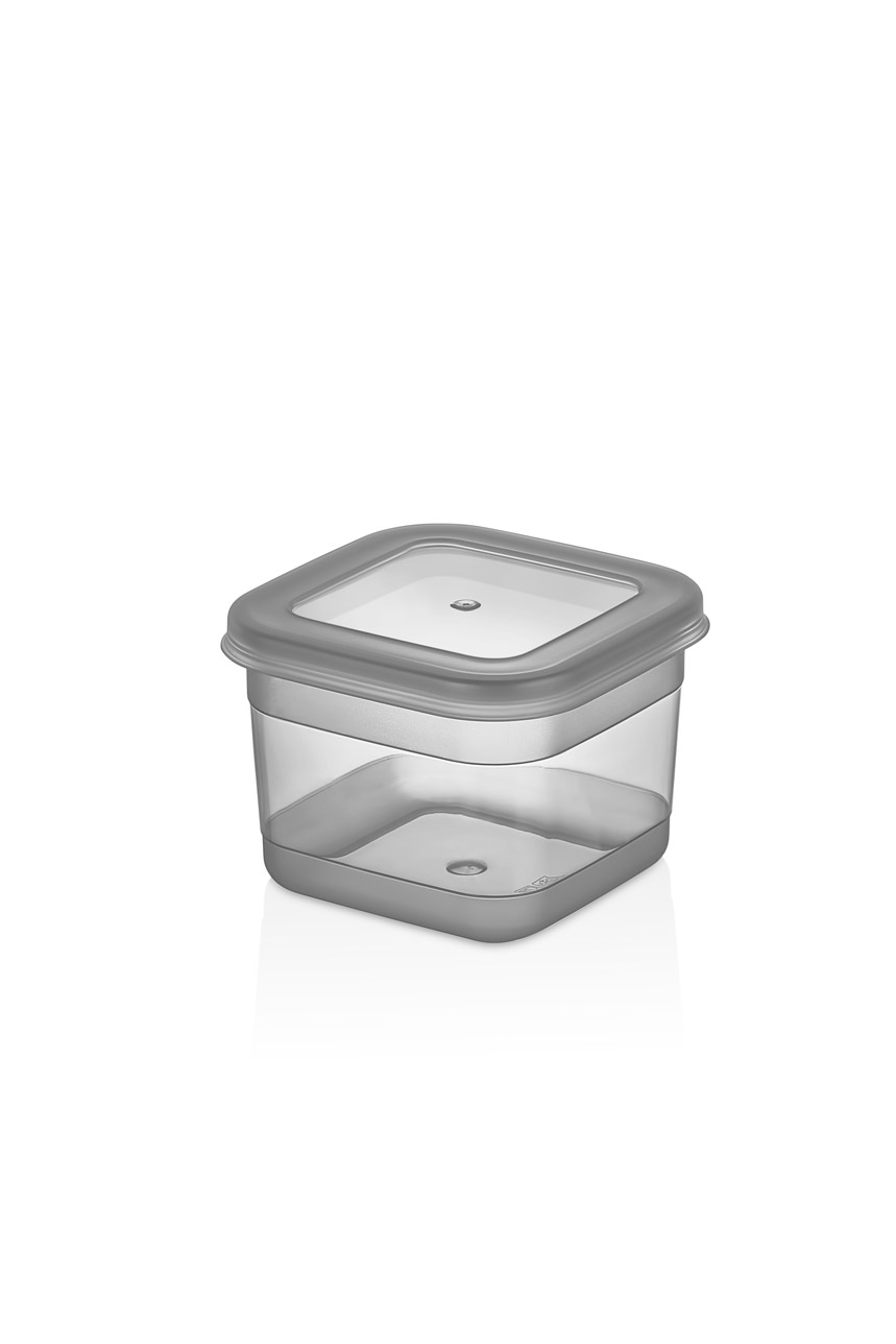 SIMPLE FOOD STORAGE CONTAINER (0,60 Lt.) (GREY)